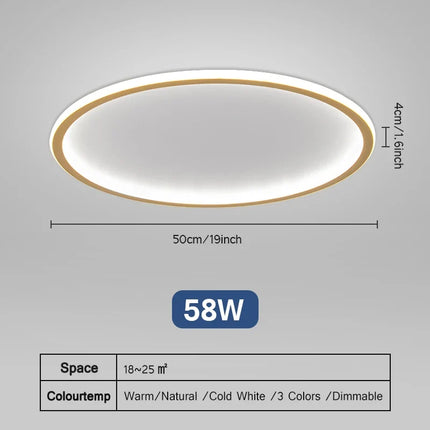 Plafonnier LED ultra fin avec design nuages et éclairage intelligent — LZ4P9XQ