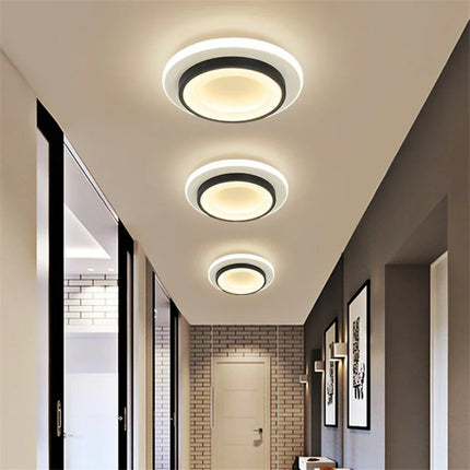 Plafonnier LED design rond ou carré pour décoration intérieure moderne — LZ4XJ9