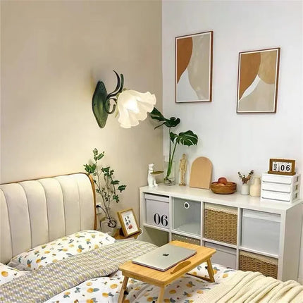 Applique murale vintage à motif floral campagne française — LZ4X9T1