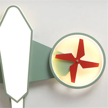 Plafonnier avion nordique dimmable pour chambre d’enfants — LZ4X9P2