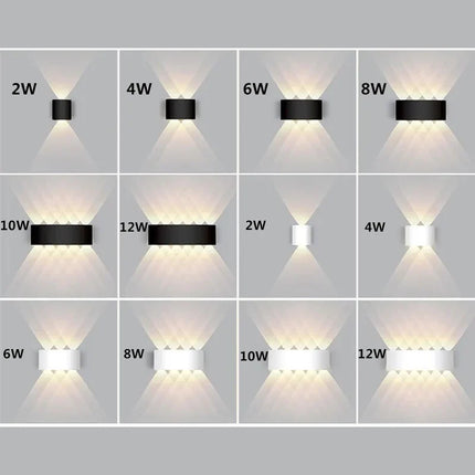 Applique murale LED en aluminium moderne — LZ4FJ9Q