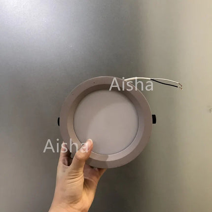 Plafonnier rond en ciment au style industriel pour intérieur — LZ4X9J2
