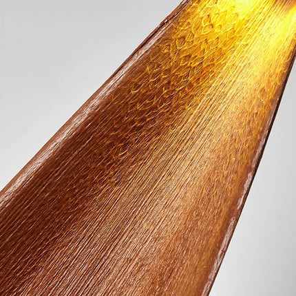 Lustre japonais Wabi-Sabi style rétro feuille naturelle pour commerces — LZ4X9P