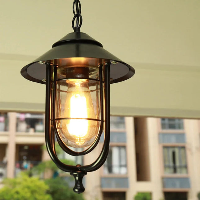 Lustre extérieur rétro pour jardin et espaces extérieurs — LZ4X9T2