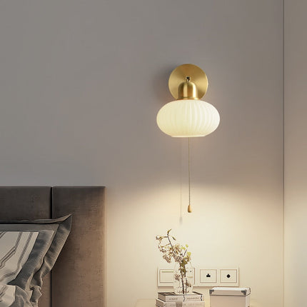 Applique murale LED avec abat-jour blanc style Japan — LZ4R9XQ