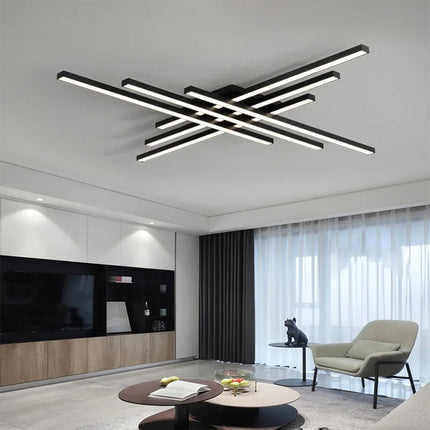 Plafonnier LED à bande longue design contemporain — LZ4X9M
