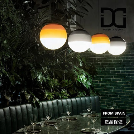 Lustre suspension LED en verre dégradé pour intérieur moderne — LZ4X9P