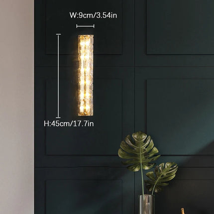 Applique murale LED en verre style italien moderne luxe — LZ4Q7X9F