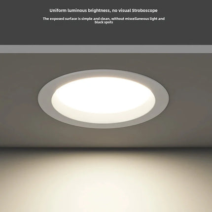 Spot encastré anti-buée avec lumière variable et trois couleurs anti-éblouissement — LZ4P9XQ