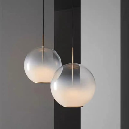 Suspension en verre au design moderne pour îlot de cuisine — LZ4X9P2