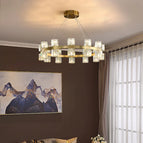 Diamètre 100 cm / Cadre argenté / Lumière naturelle