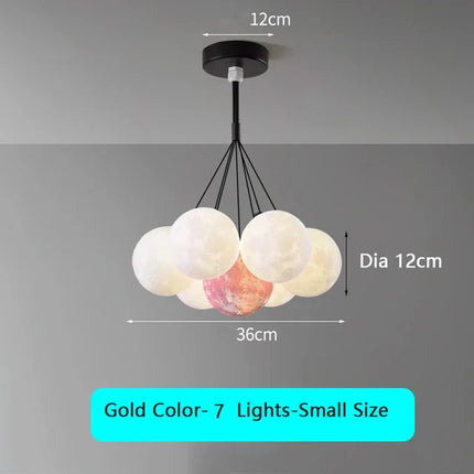 Lustre suspension moderne à bulles avec télécommande pour enfants — LZ4N8Q2