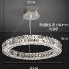 Diamètre 60 cm / Corps en or / Blanc froid