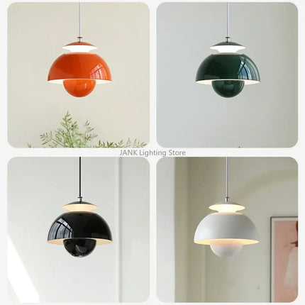 Suspension moderne design danois fleur bourgeon LED pour chambre et restaurant — LZ4X9P