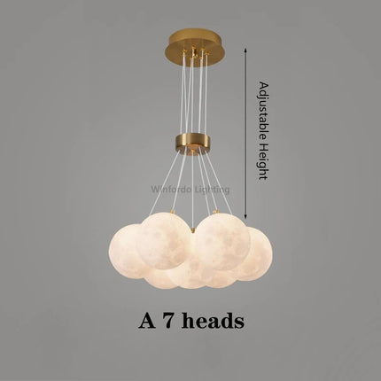 Lustre suspension LED avec motif imprimé en 3D Winfordo — LZ4X9T