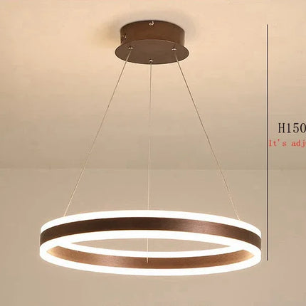 Lustre LED suspendu moderne réglable pour décoration intérieure — LZ4X9T