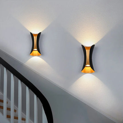 Applique murale LED étanche en aluminium pour extérieur moderne — LZ4X9P2