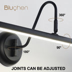 Blanc chaud (2700-3500K) / Noir / 80CM