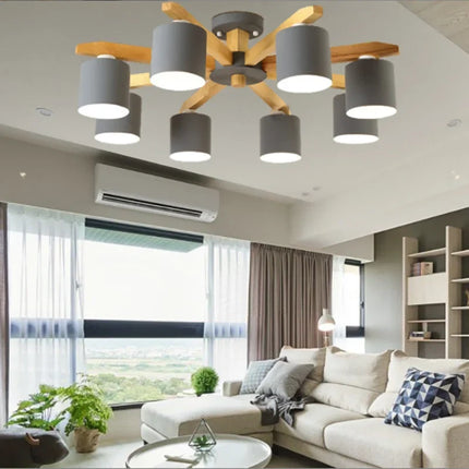 Lustre suspension nordique pour intérieur moderne et élégant — LZ4X9J