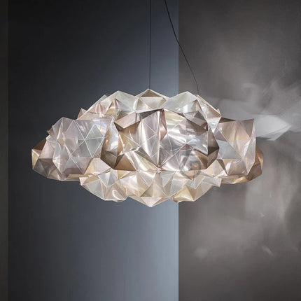 Suspension LED moderne en acrylique forme nuage diamant — LZ4X9J