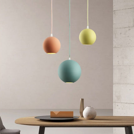 Suspension ronde moderne en métal coloré Klint — LZ4M9Q2