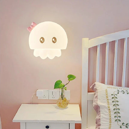 Lampe de chevet poulpe mignon pour chambre enfant, décoration créative — LZ4P9XQ
