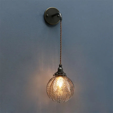 suspension en verre design moderne style loft nordique décoratif