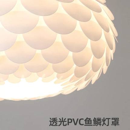 Lustre suspension lumière chaude design moderne pour chambre fille — LZ4X9P2