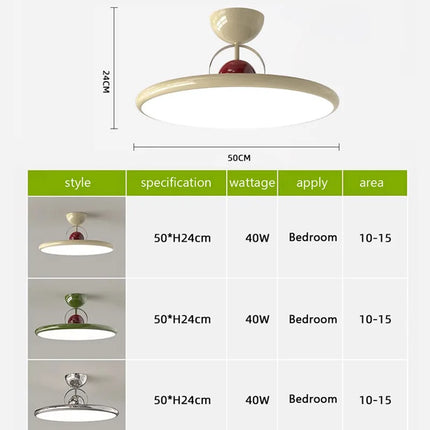 Plafonnier LED nordique en fer style soucoupe volante — LZ4X9JQ
