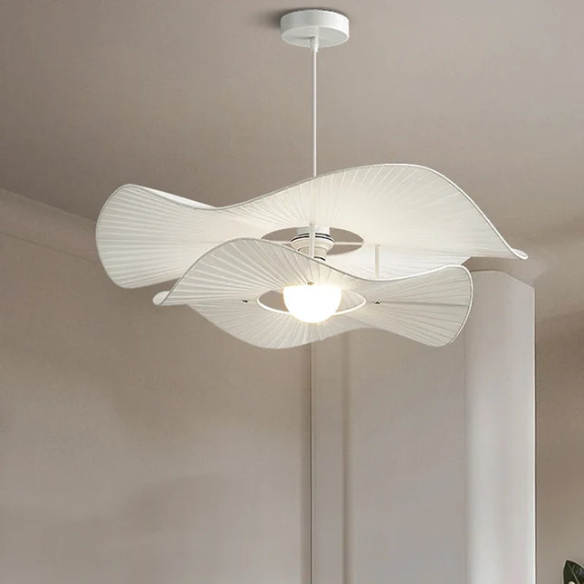 Lustre LED intérieur style nordique avec abat-jour en tissu — LZ4X9P2