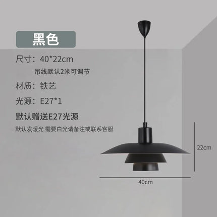 Lustre danois créatif en forme de soucoupe volante pour café et restaurant — LZ4X9M