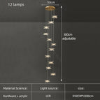 12 lampes / Lumière trichromatique