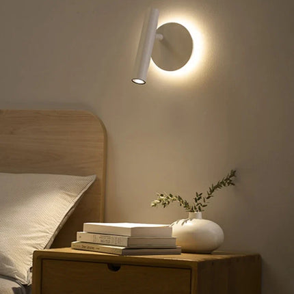 Applique murale minimaliste à double source lumineuse rotative — LZ4X9T2