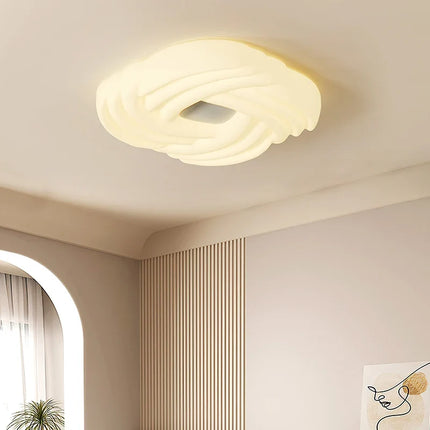 Plafonnier LED moderne crème pour chambre enfant — LZ4X9P2