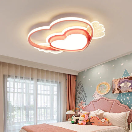 Plafonnier en forme de cœur pour chambre de petite fille — LZ4X9P