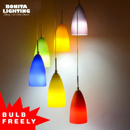 Lustre suspension en verre dépoli pour décoration intérieure moderne — LZ4X9P