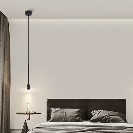 Suspension décorative en cuivre forme goutte d'eau moderne — LZ4T9X