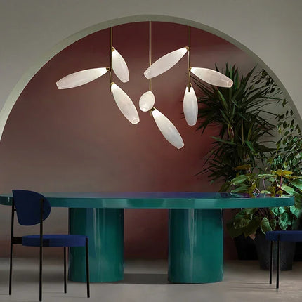 Lustre suspension en verre style nordique pour intérieur — LZ4X9T2