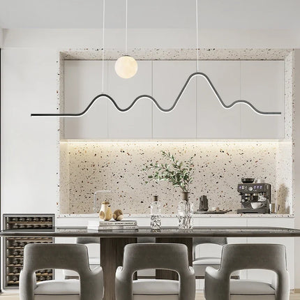 Plafonnier LED intérieur design avec anneau créatif décoratif — LZ4X9P
