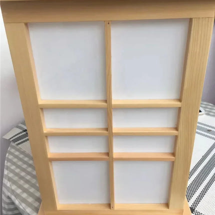 Suspension en bois au style japonais pour décoration intérieure — LZ4X9P2Q