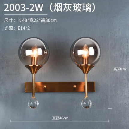 Applique murale en cristal au design moderne pour éclairage intérieur — LZ4P9X2