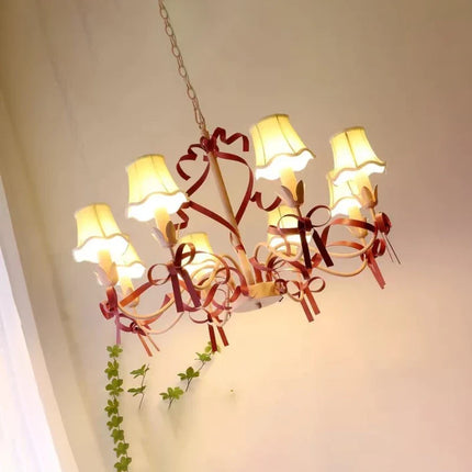 Lustre princesse rose pour chambre d’enfant — LZ4X9T2
