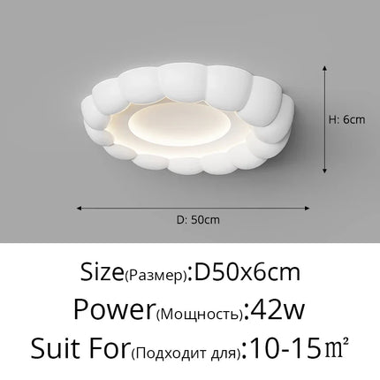 Plafonnier moderne créatif style bulle avec protection yeux chaude — LZ4GJ9