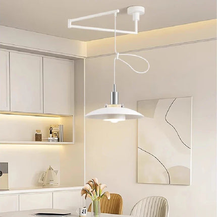 Lustre minimaliste extensible avec bras pivotant pliable — LZ4X9J