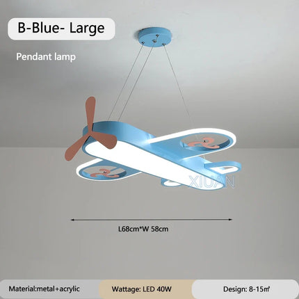 Suspension LED en bois et métal pour chambre d’enfant — LZ4QJ7M