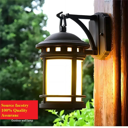 Applique murale rétro lumineuse pour jardin et extérieur — LZ4X9P2