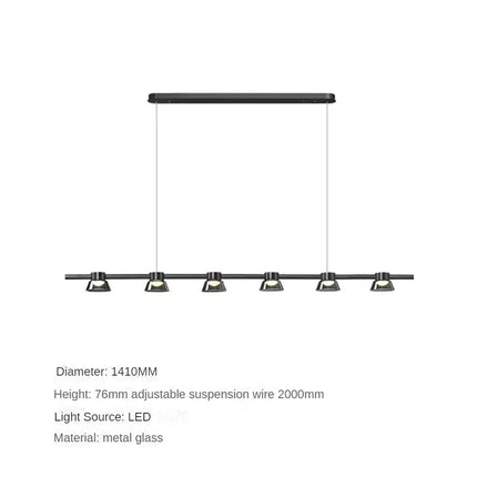 Lustre en verre italien au design minimaliste pour intérieur moderne — LZ4X7Q