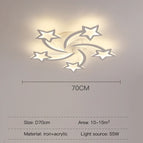 Têtes blanches à 5 têtes / Luminosité réglable