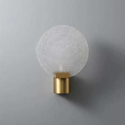 Applique murale en cuivre et verre au design minimaliste — LZ4X9P2