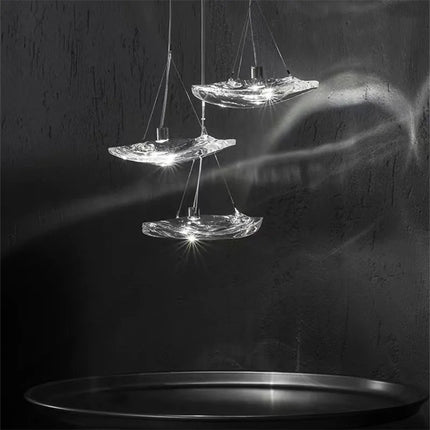 Suspension en verre au style art déco pour éclairage raffiné — LZ4X9P2